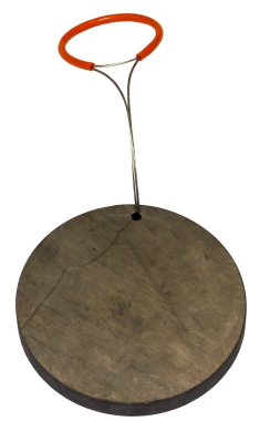 Titanium alloy plate for hammering