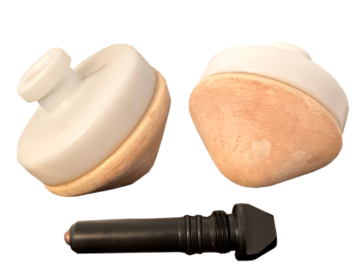 Non-polarizable porous pots