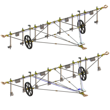 MagCart - non-magnetic multi-sensor gradiometer cart for archaeological studies